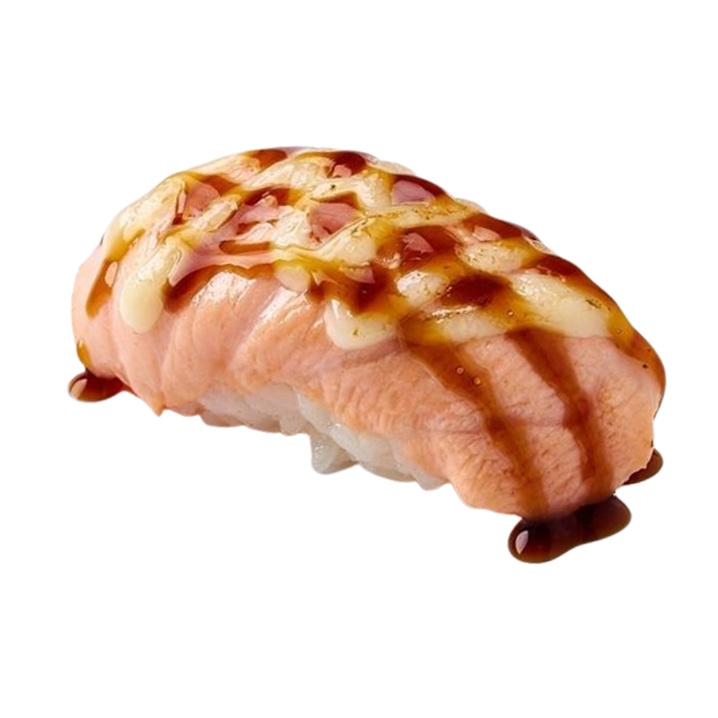 Salmon aburi teri
