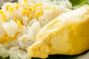 ข้าวเหนียวทุเรียน