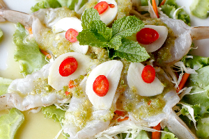 กุ้งแช่น้ำปลา