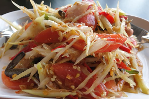 ส้มตำไทยปู