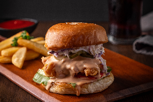 Crispy Fried Chicken Burger