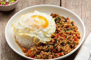 Kra-Pao mince pork
