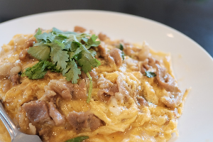 Scrambled Egg with Stir-fried chicken