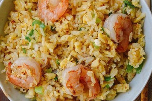 fried rice with shrimp