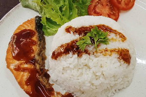 Salmon teriyaki