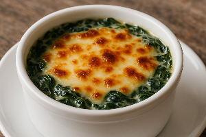 ผักโขมอบชีส Cheesy Spinach