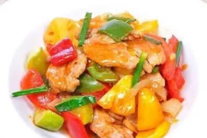 Sweet and Sour stir fried - Suess-sauer gebraten - ผัดเปรี้ยวหวาน