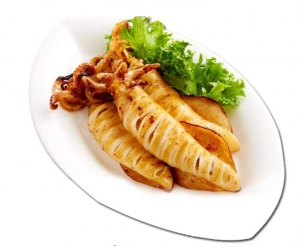 ปลาหมึกย่าง