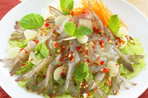 กุ้งแช่น้ำปลา