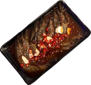 กุ้งดองซีอิ๊วโคชูจัง