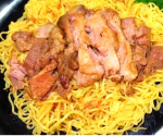 บะหมี่หมูอบน้ำผึ้ง