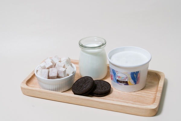 Milk Taro Oreo Softcream