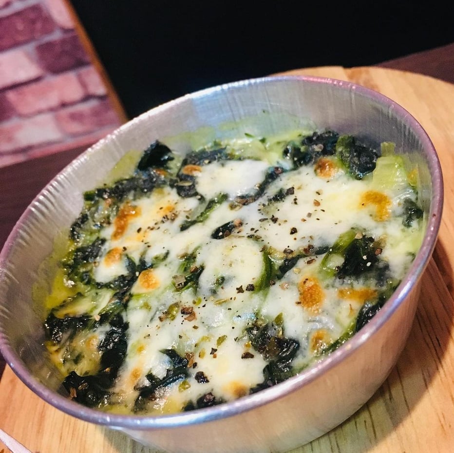 SPINACH AU GRATIN