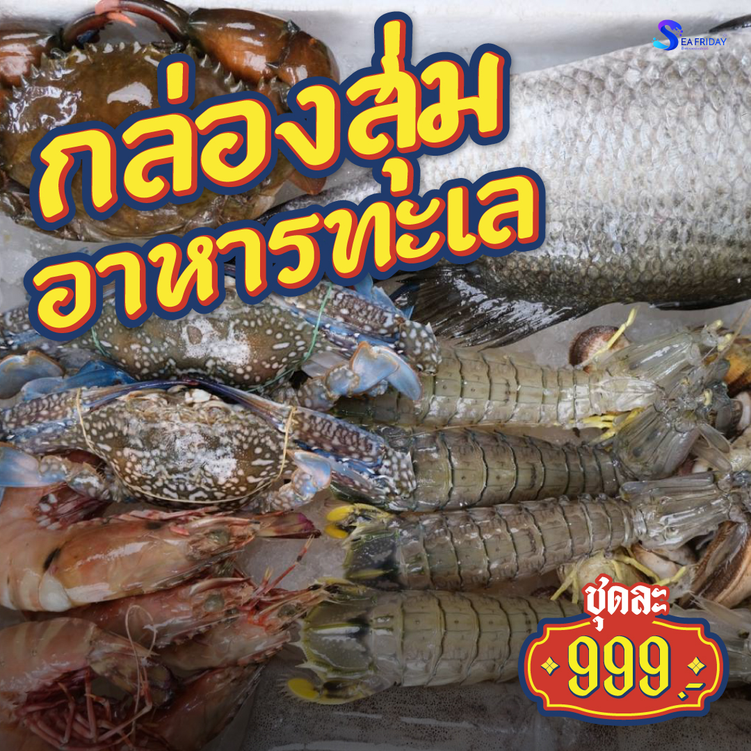 กล่องสุ่มอาหารทะเลสด