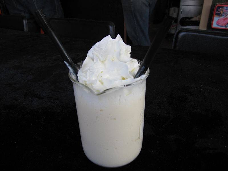 Vanilla milkshake