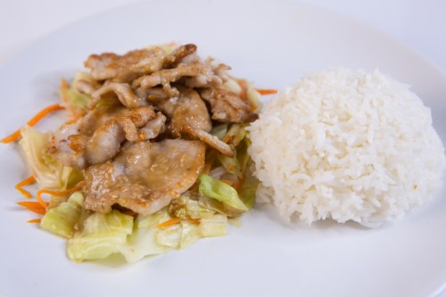 ข้าวหน้าหมูเกาหลี