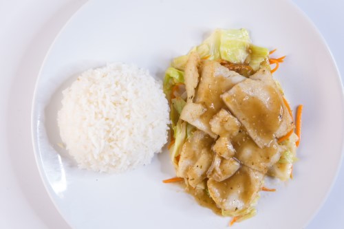 ข้าวหน้าปลาย่างเกาหลี