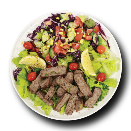 Beef tenderloin salad