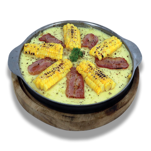 44. มันบดชีสเบคอน : Baked mashed potato cheese with bacon