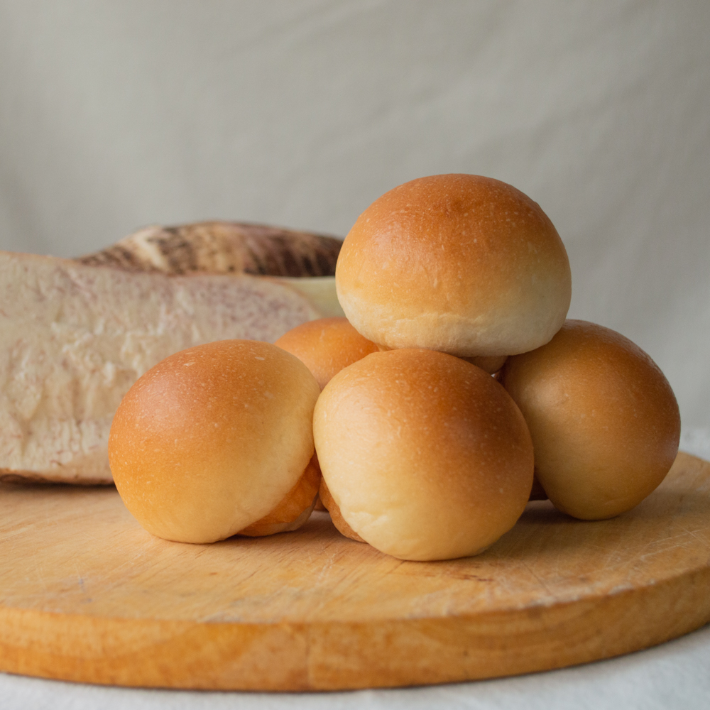 ขนมปังไส้เผือก (ลูกเล็ก)