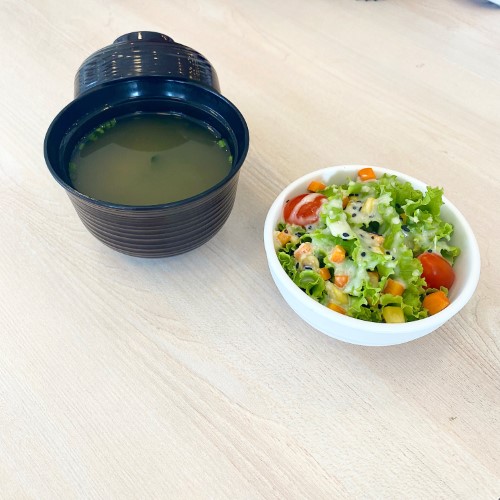 Set combo ซุปมิโสะ + สลัดญี่ปุ่น