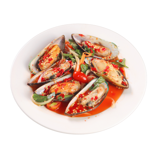 ยำหอยแมลงภู่นิวซีแลนด์ 