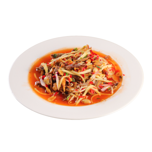 ยำมะม่วงปลากรอบ