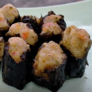 ขนมจีบไก่ห่อสาหร่าย