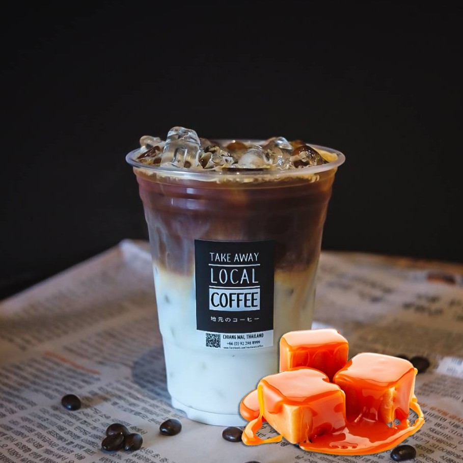 Iced Caramel Machiato (คาราเมลมัคคิอาโต้)