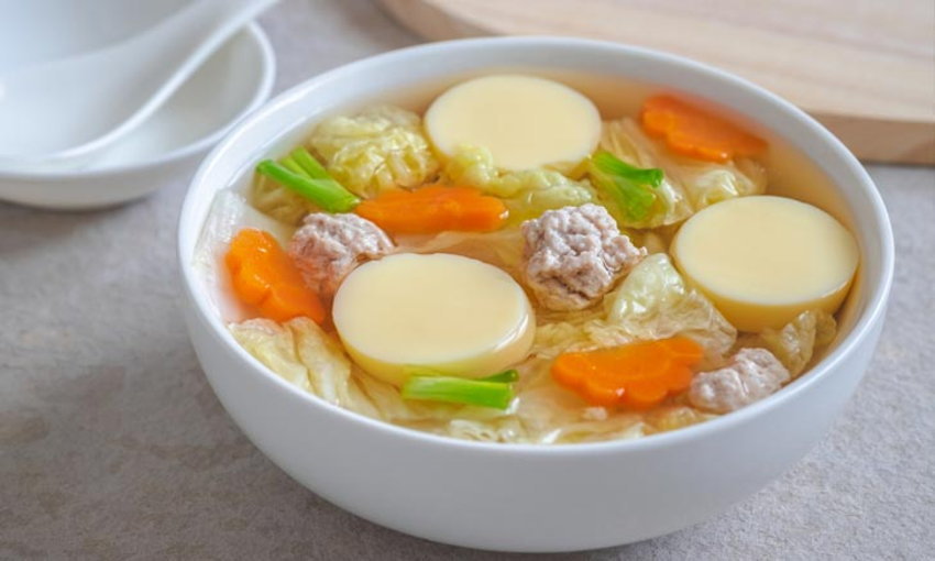 ต้มจืดเต้าหู้หมูสับ