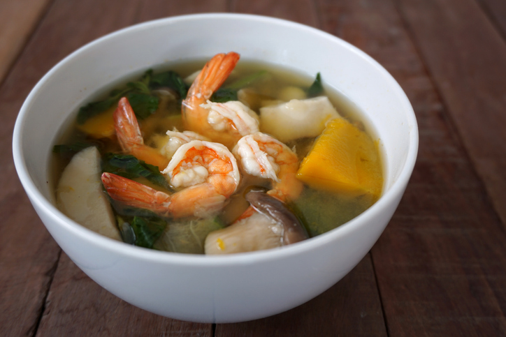แกงเลียงกุ้งสด