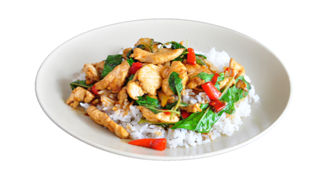 ผัดกะเพราไก่