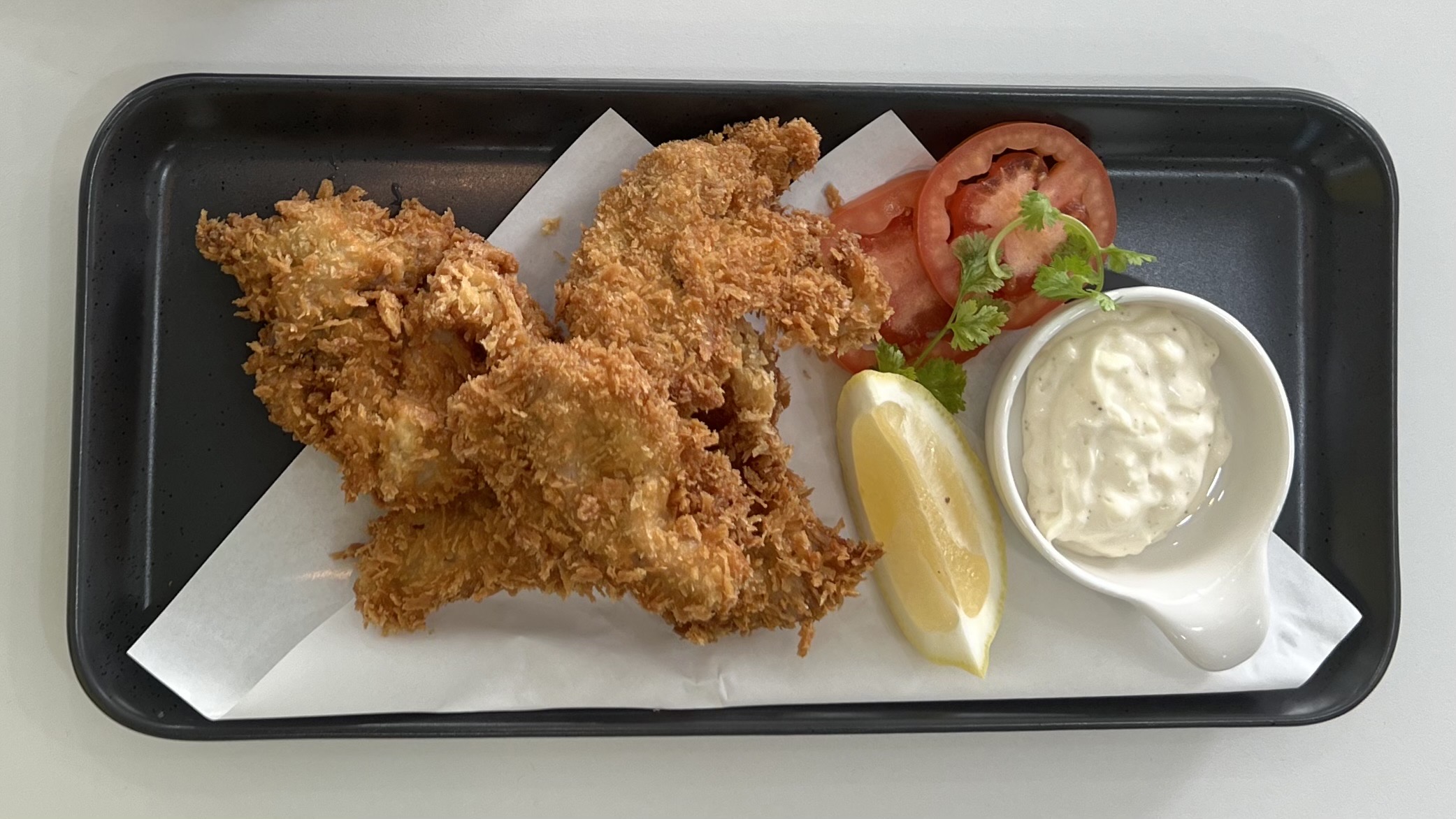 ไก่กรอบซอสมะนาว