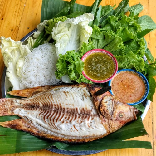 เมี่ยงปลาเผา | ทับทิม