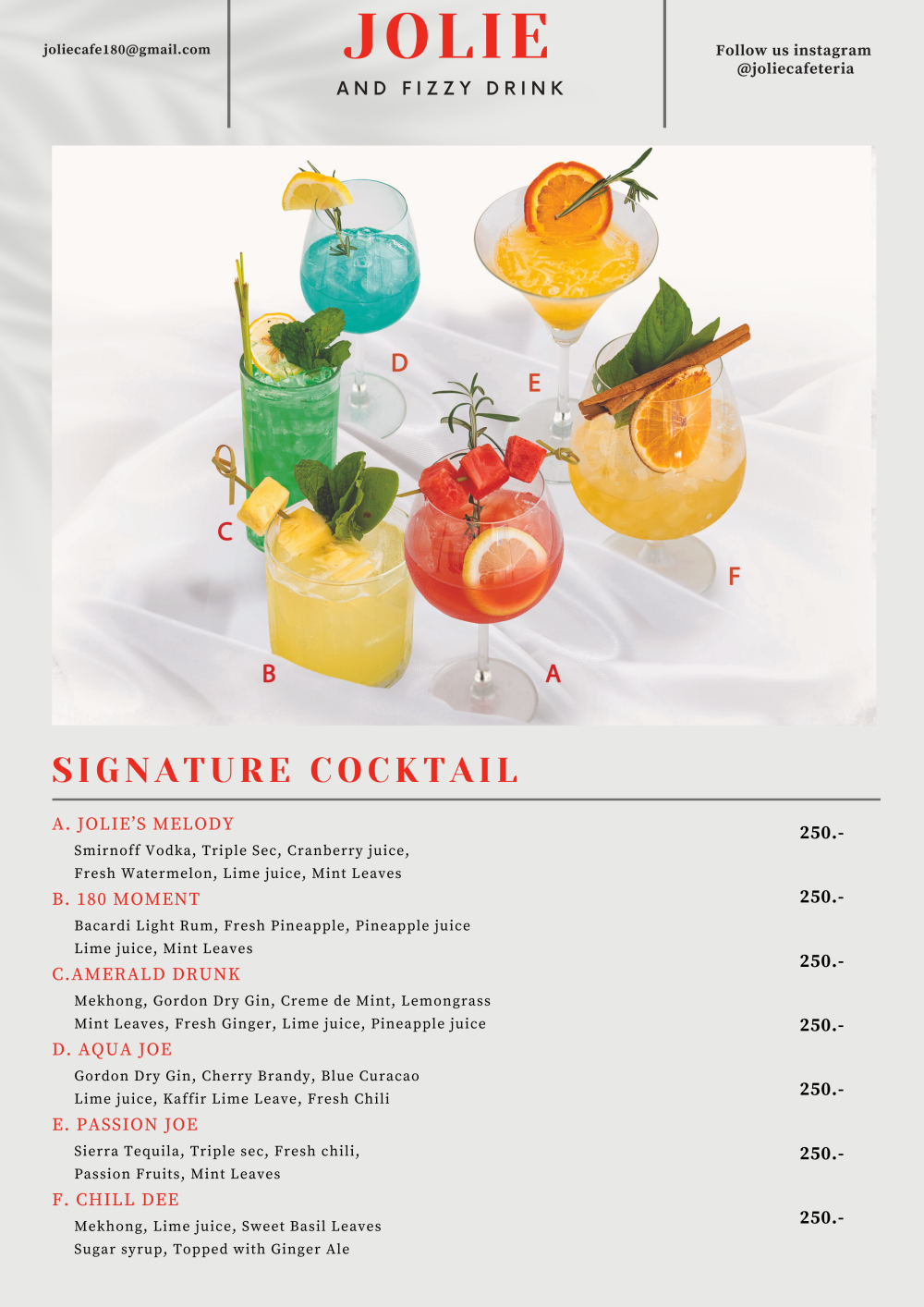 Signature cocktail