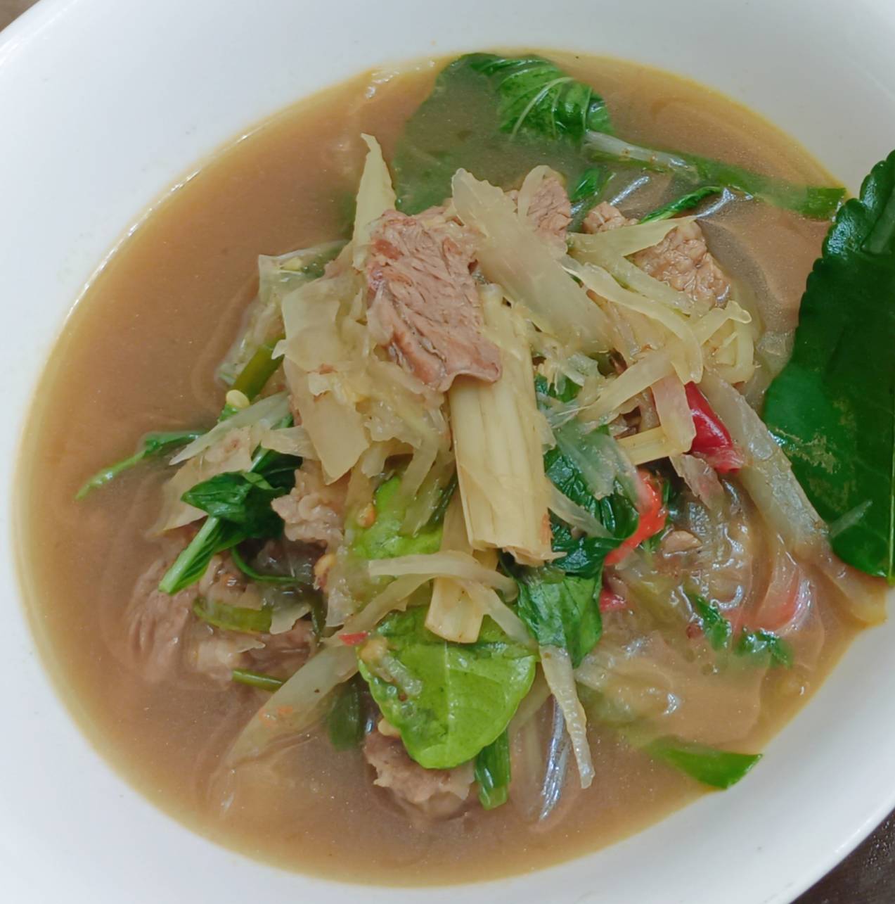 แกงอ่อมหมูใส่มะละกอ