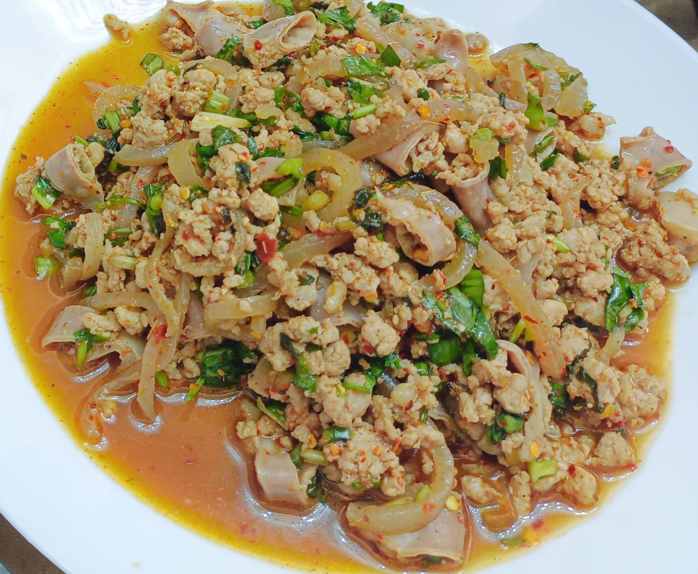 ลาบหมูคั่ว