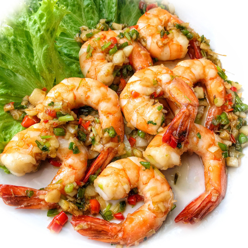 กุ้ง คั่วพริกเกลือ