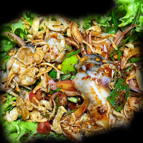 ยำ หอยนางรม |ชุด1กระปุก