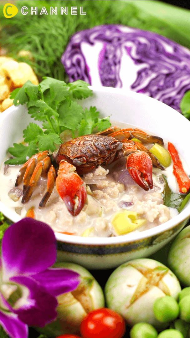 หลนปูเค็มหมูสับ