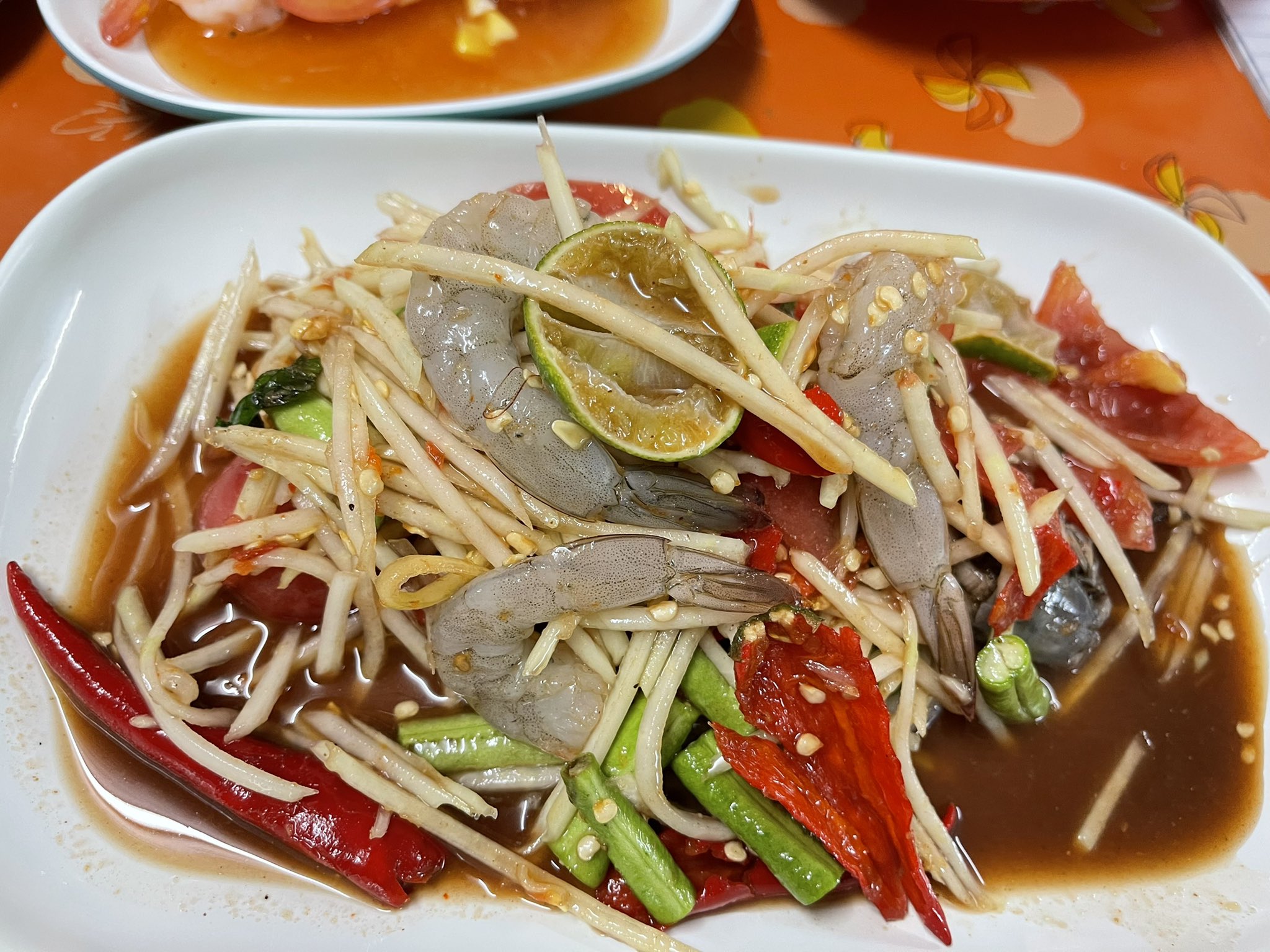 ตำกะปิกุ้งสด