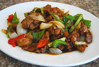 เนื้อตุ๋นผัดพริกไทยดำ