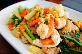 ผัดซีอิ๊วกุ้ง/ปลาหมึก/ทะเล