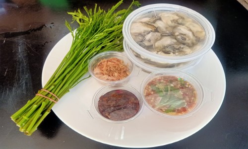 หอยนางรมทรงเครื่อง กป.