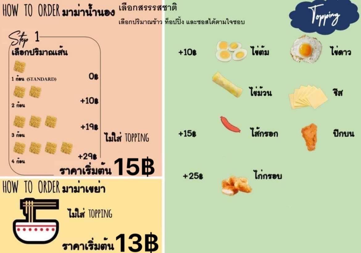 เมนูมาม่า