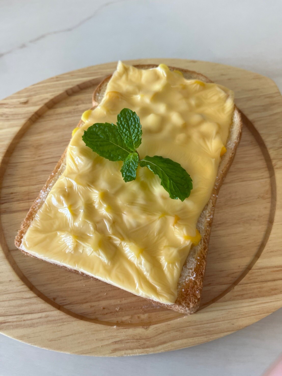 Corn & Cheese Toast