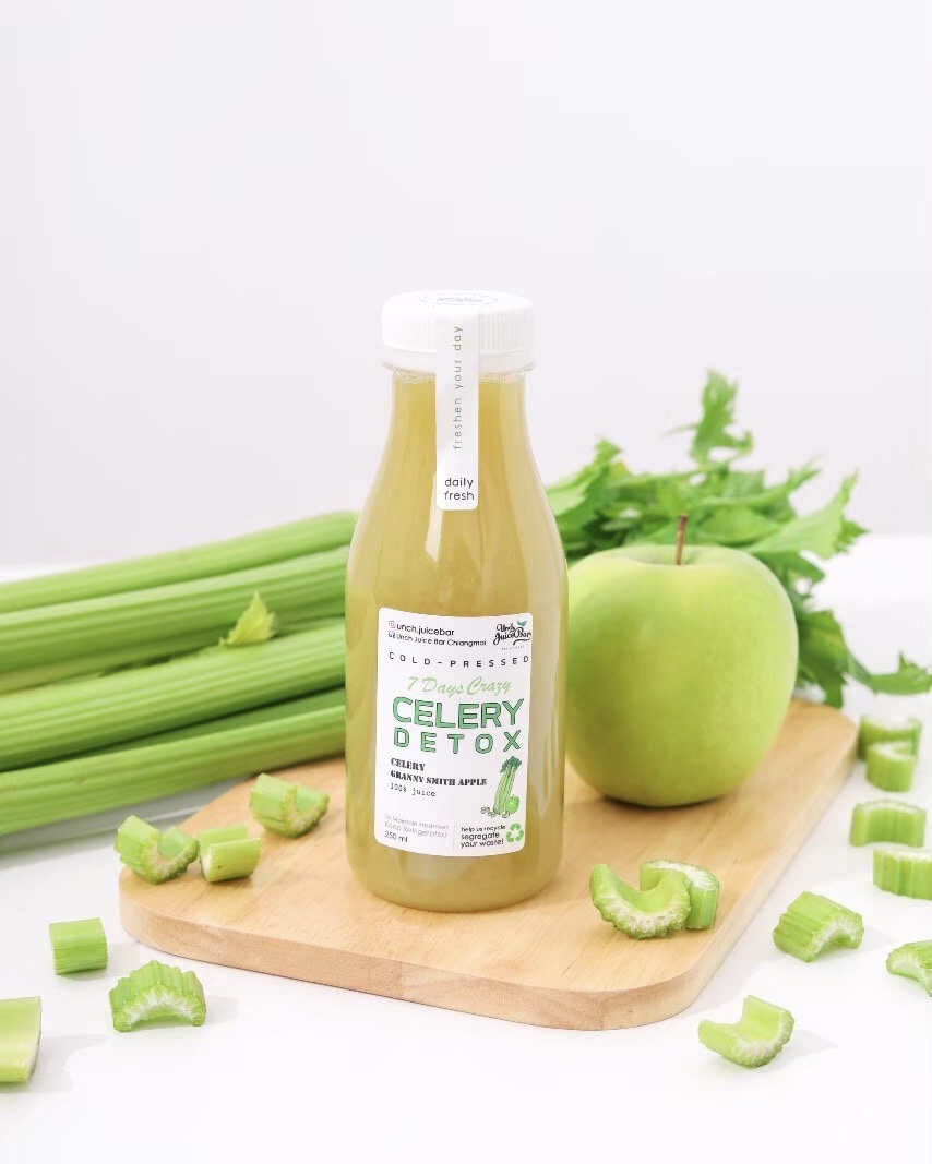 Celery and Green Apple Juice