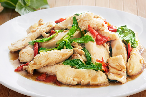 022-2 : ผัดกะเพราไก่ กับข้าว / Ka Prao With Chicken