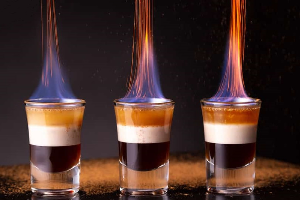 Flaming B52