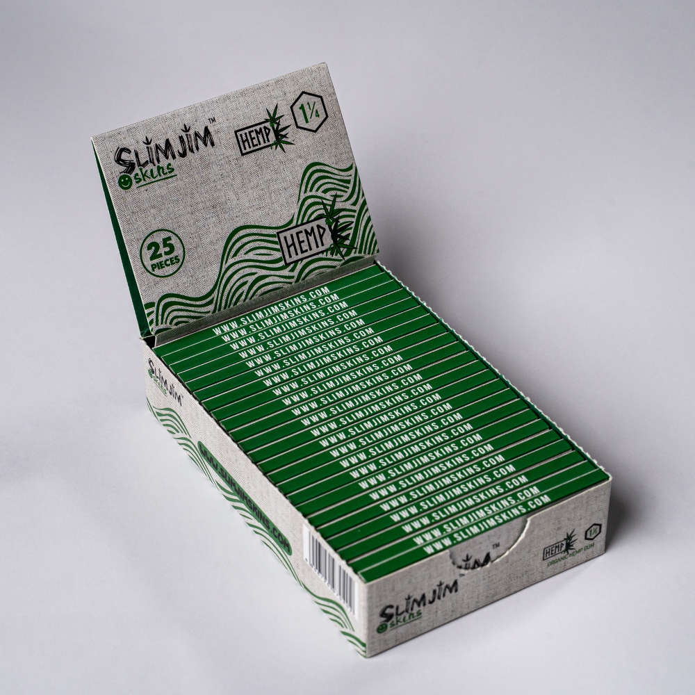 Slimjim Hemp 1 1/4th Papers (Box of 25)